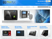 Tablet Screenshot of biometricattendanceindia.com